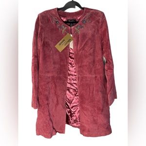 Beautiful pink leather jacket